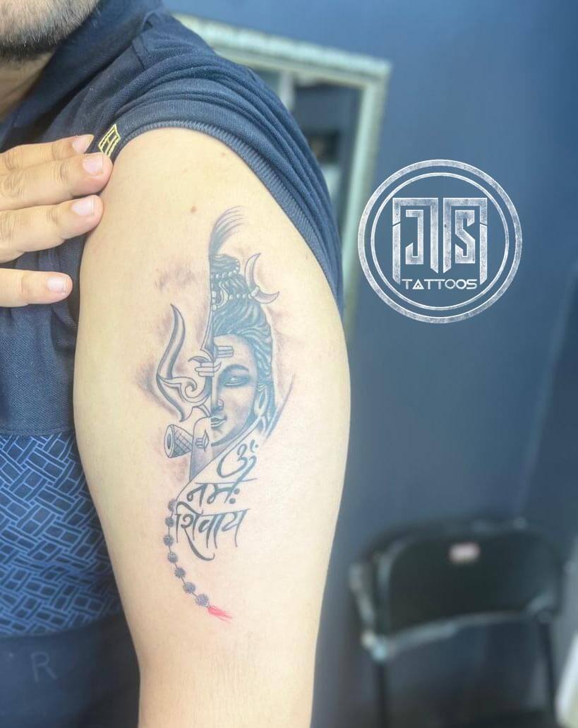 Shiva tattoo realism artist Delhi